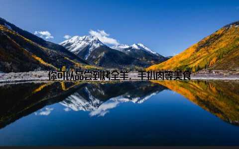 你可以品尝到烤全羊、手扒肉等美食