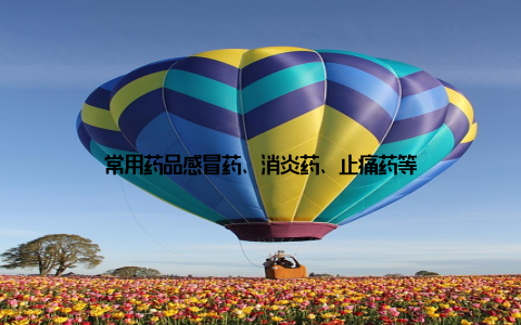 常用药品感冒药、消炎药、止痛药等