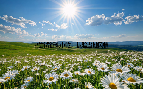 2尝试街头小吃, 体验当地风情