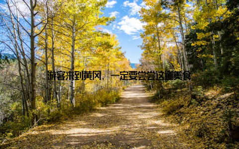 游客来到黄冈, 一定要尝尝这道美食